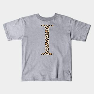 Iota Cheetah Greek Letter Kids T-Shirt